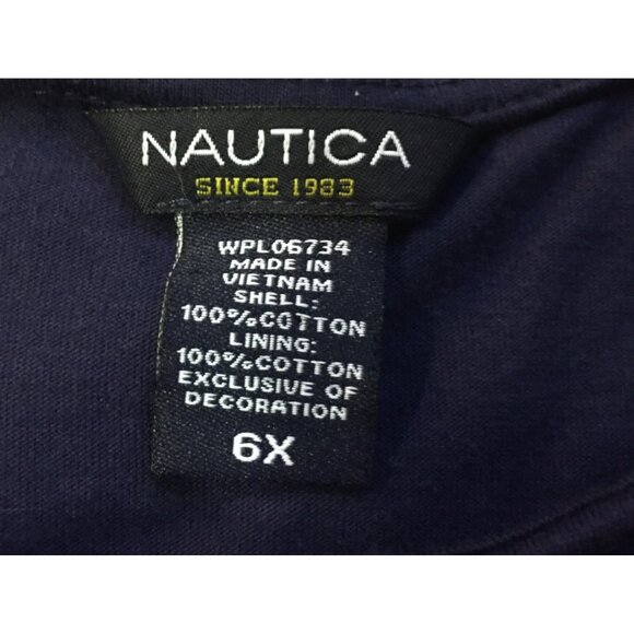Nautica Dress Girls 6X Used Red White Blue - Picture 9 of 9